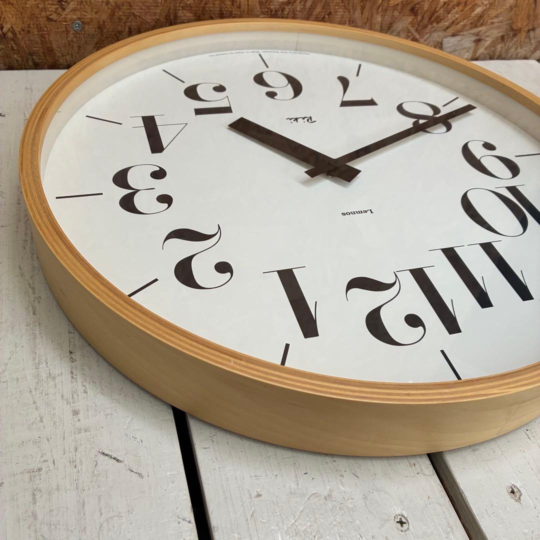 0674 Lemnos リキ クロック　プライウッド クロック　掛時計