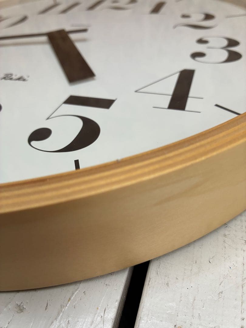 0674 Lemnos リキ クロック　プライウッド クロック　掛時計