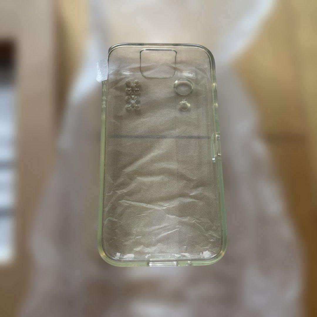 美品★ドコモ キッズケータイ KY-41C ブルー(ソフトケース／クリア付き)