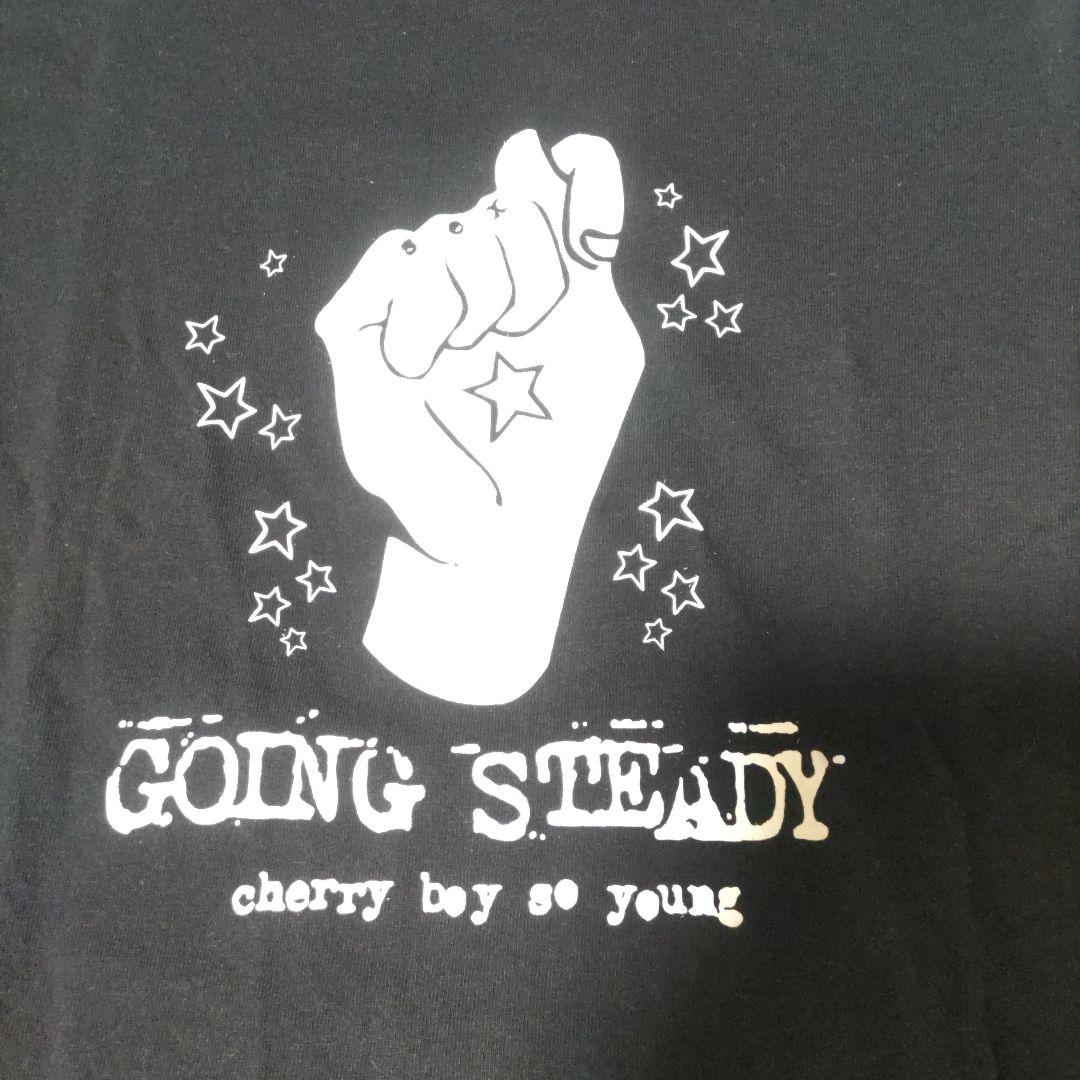 【美品】GOING STEADY　Tシャツ　S　黒　童貞ソー・ヤング