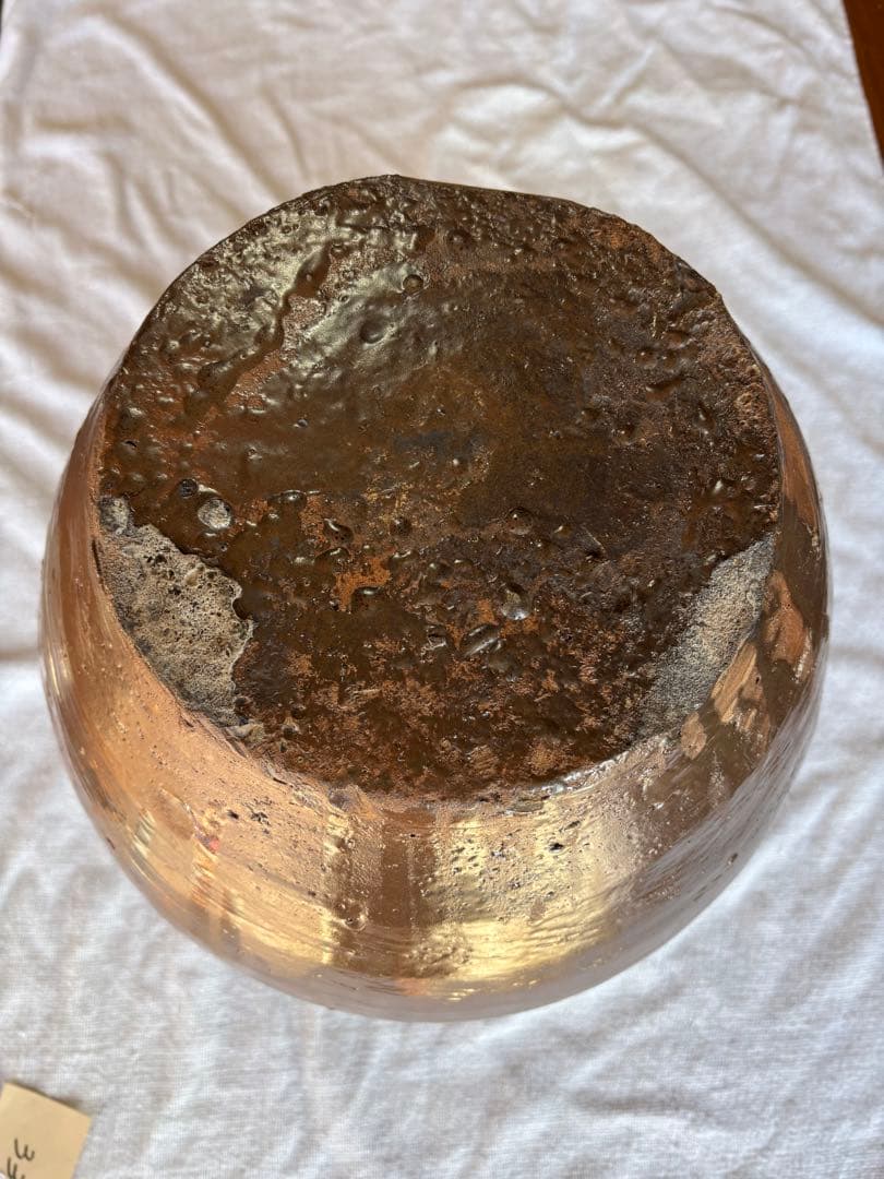 備前焼　三耳壷　古美術　花器 置き飾り