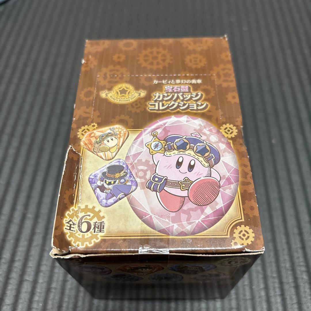 星のカービィ　夢幻の歯車　宝石型　缶バッジ　マホロア　メタナイト　ドロッチェ