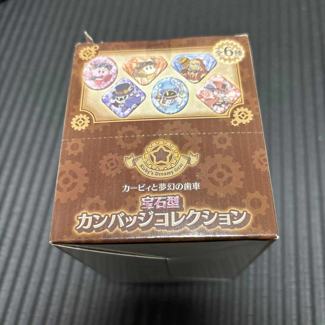 星のカービィ　夢幻の歯車　宝石型　缶バッジ　マホロア　メタナイト　ドロッチェ