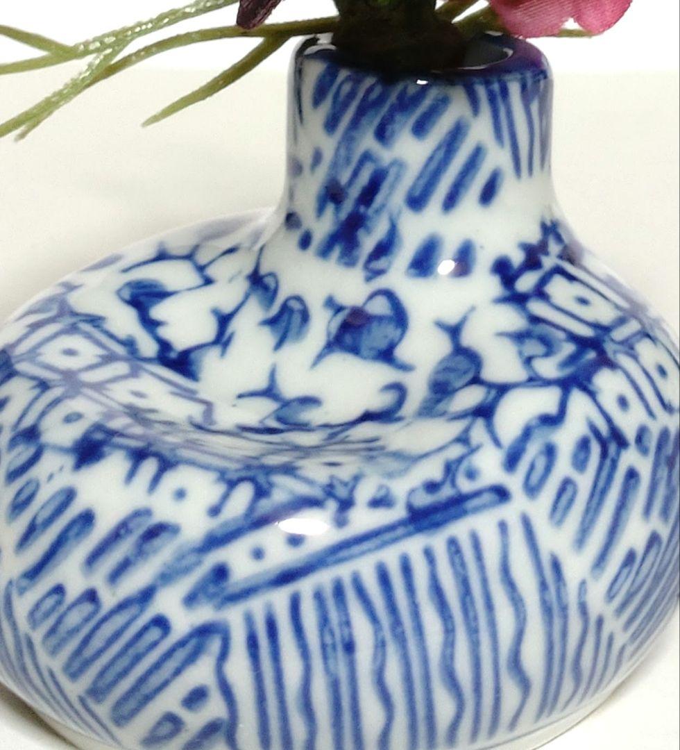 ミニ 花瓶 和風 フラワーベース アンティーク レトロ 蚤の市 ヴィンテージ