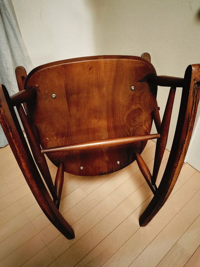 英国　ERCOL社　ロッキングチェア　ビンテージ　アーコール