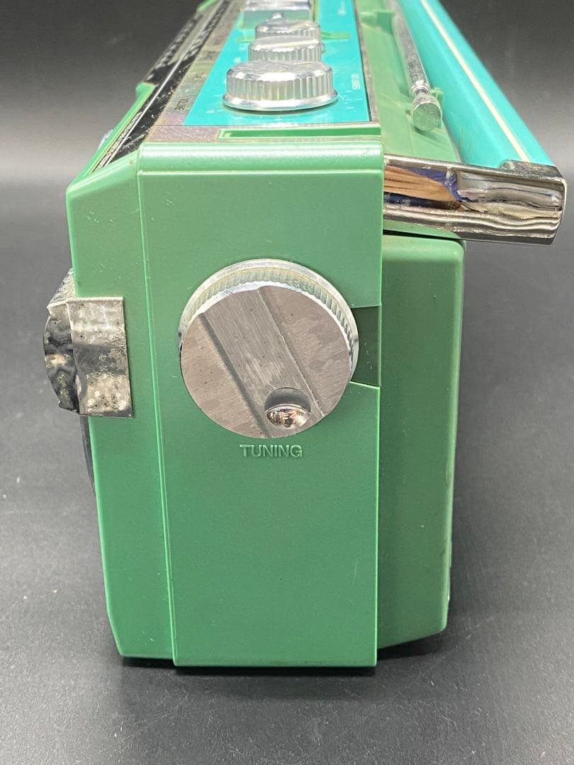 [超超超レア品] サンヨー　ラジカセ　グリーン　MR-U4SF 稼動品　日本製