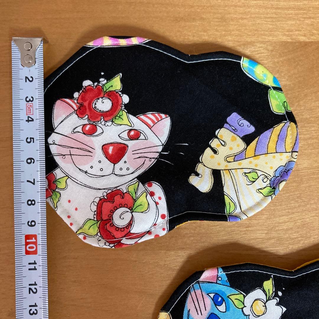 ハンドメイド　コースター2枚セット　小物敷きなどに