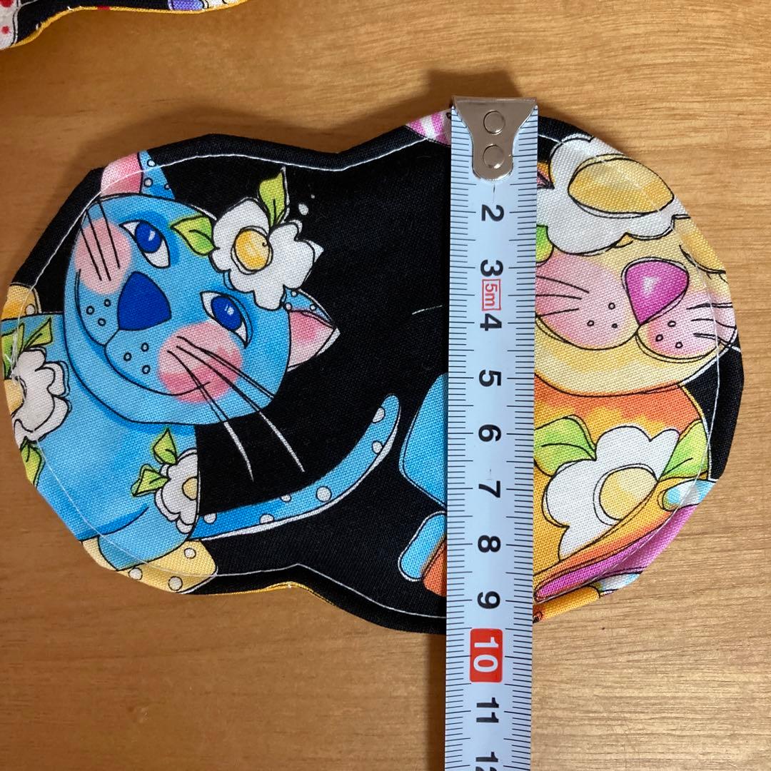 ハンドメイド　コースター2枚セット　小物敷きなどに