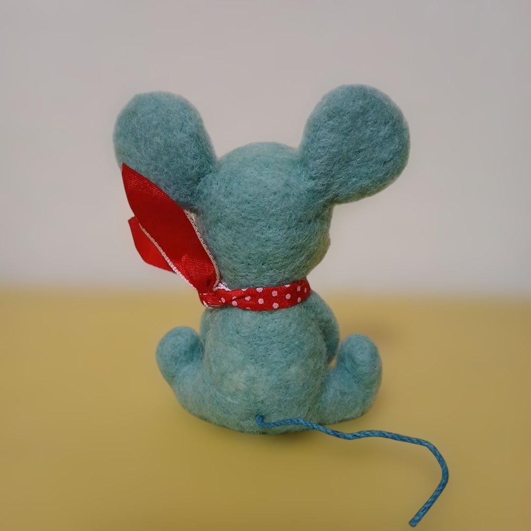 作家様　羊毛フェルト　ネズミ