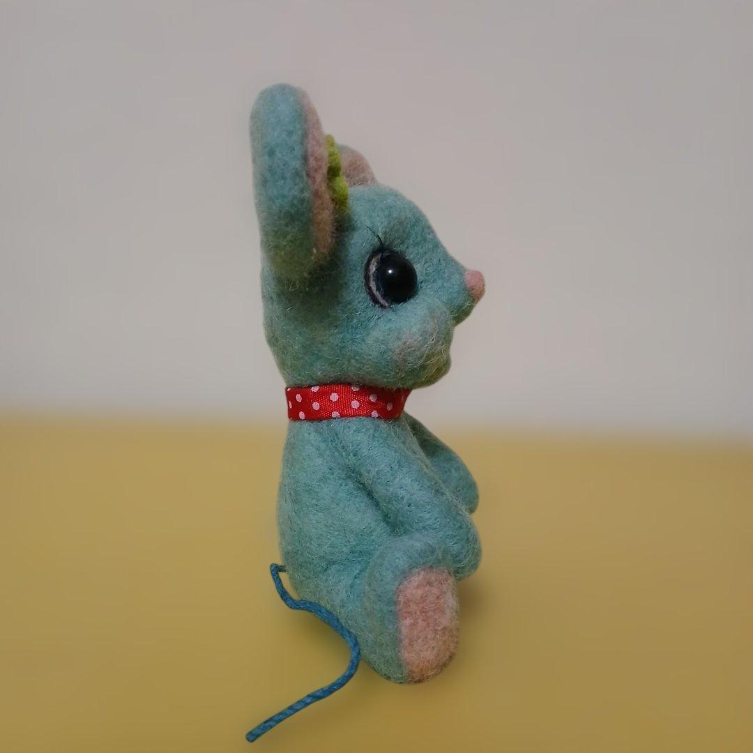 作家様　羊毛フェルト　ネズミ