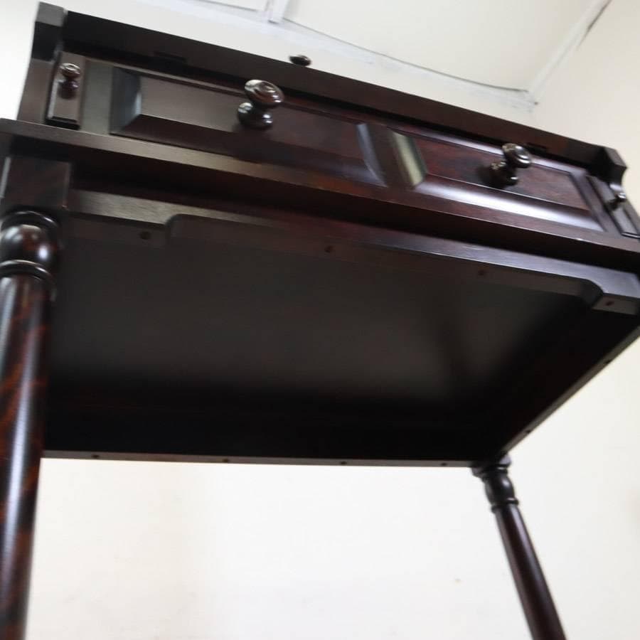 北海道民芸家具 ライティングデスク ビューロー 樺材 引き出し2杯 飛騨産業