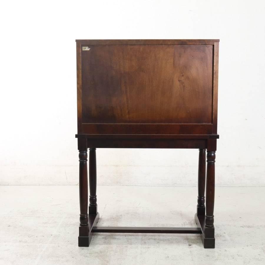 北海道民芸家具 ライティングデスク ビューロー 樺材 引き出し2杯 飛騨産業