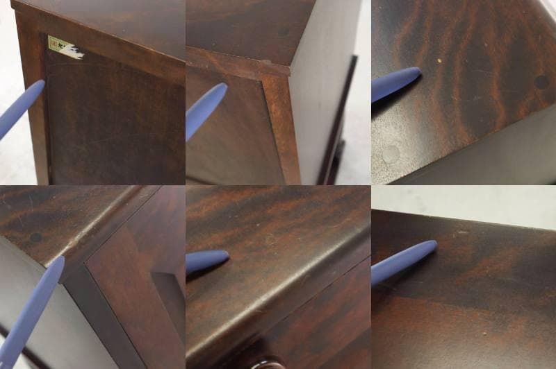 北海道民芸家具 ライティングデスク ビューロー 樺材 引き出し2杯 飛騨産業