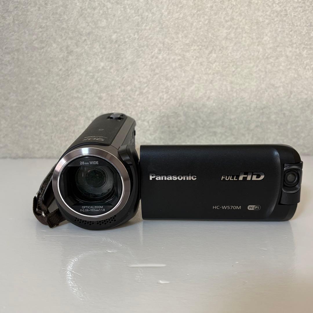 Panasonic　ビデオカメラ　HC-W570M ブラック動作品