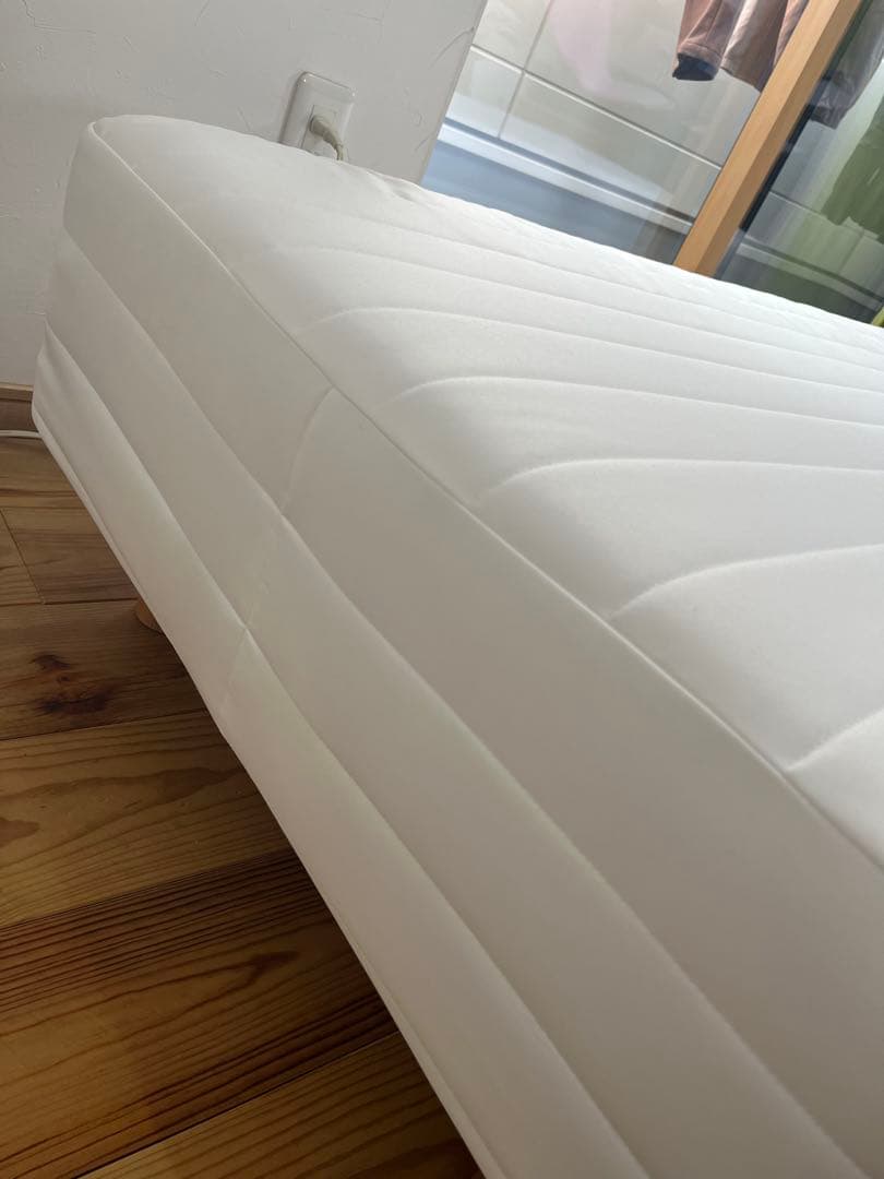 【使用期間2〜3ヶ月】無印良品 脚付マットレス 高密度ポケットコイル スモール