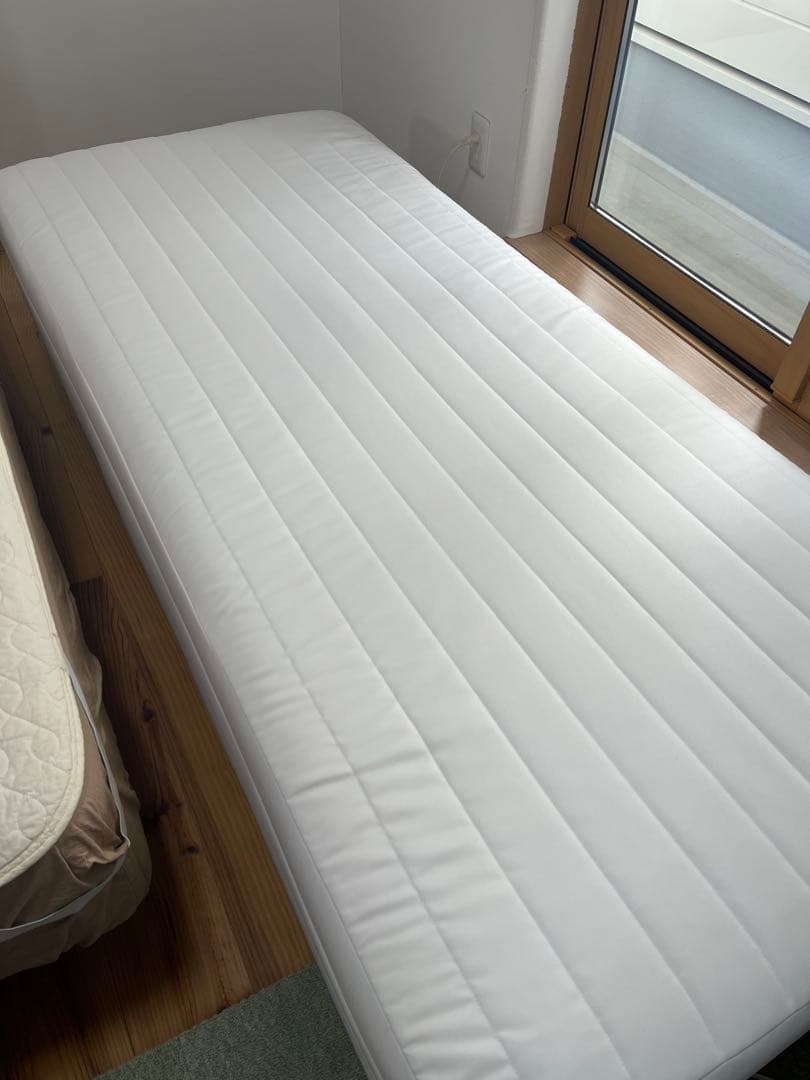 【使用期間2〜3ヶ月】無印良品 脚付マットレス 高密度ポケットコイル スモール