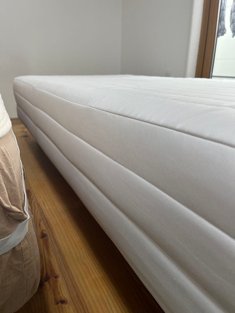 【使用期間2〜3ヶ月】無印良品 脚付マットレス 高密度ポケットコイル スモール