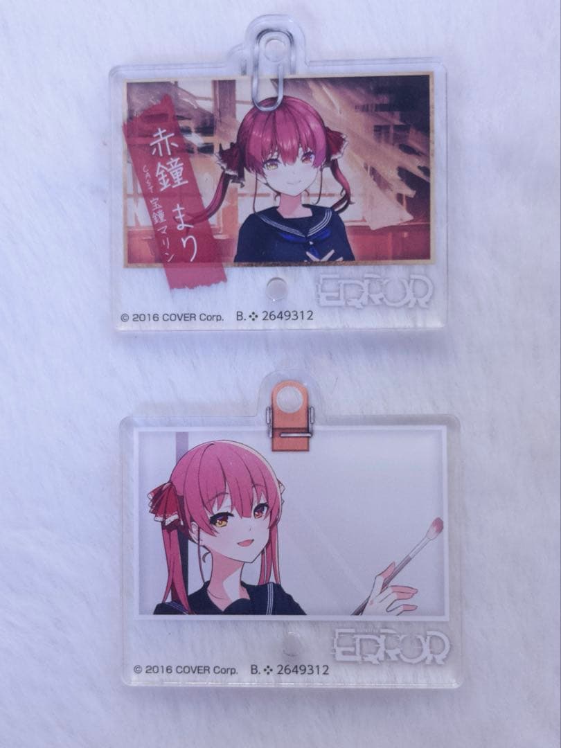 ホロライブ 宝鐘マリン アクリルスタンド キーホルダー アクスタケース