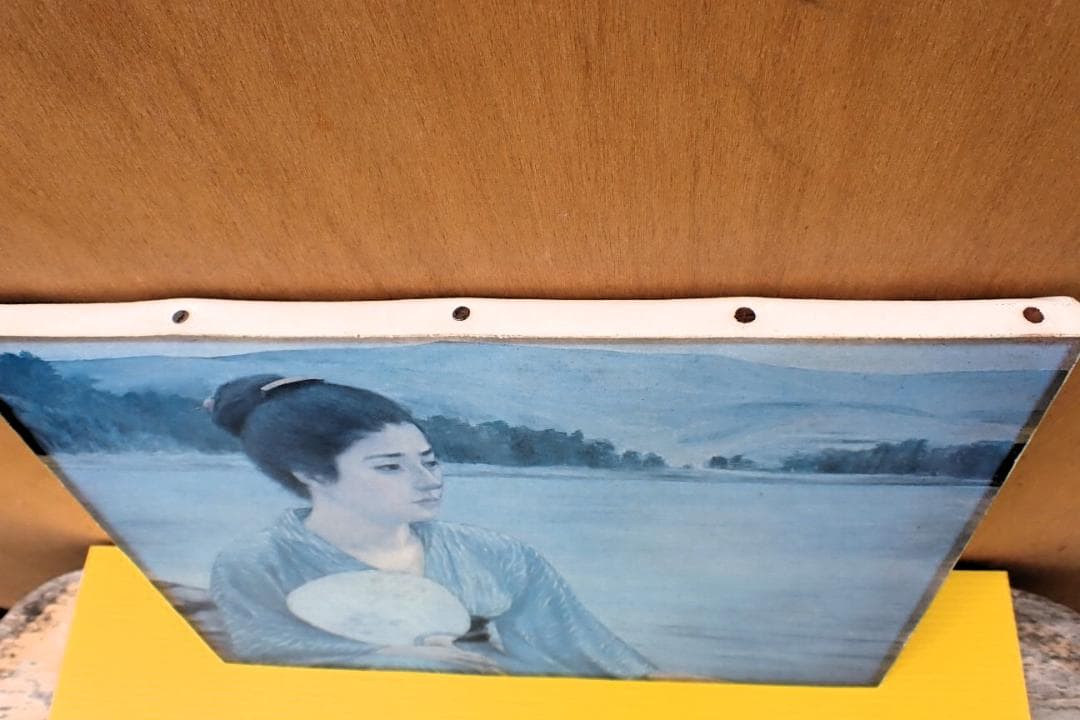 油絵 日本女性像 SEIKI KOVRODA サイン有り 1807 キャンバス