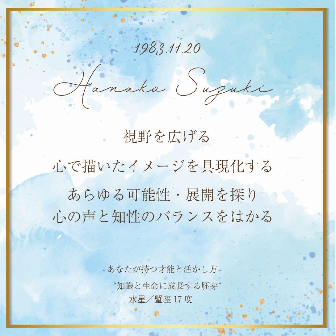 『サビアン星座メッセージアート』（サークル型）