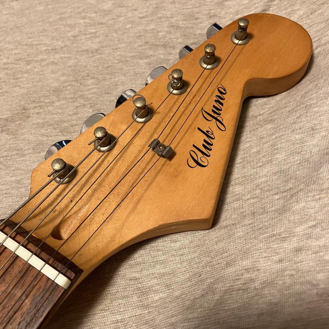 【CLUB JUNO】ストラトタイプ エレキギター レッドサンバースト