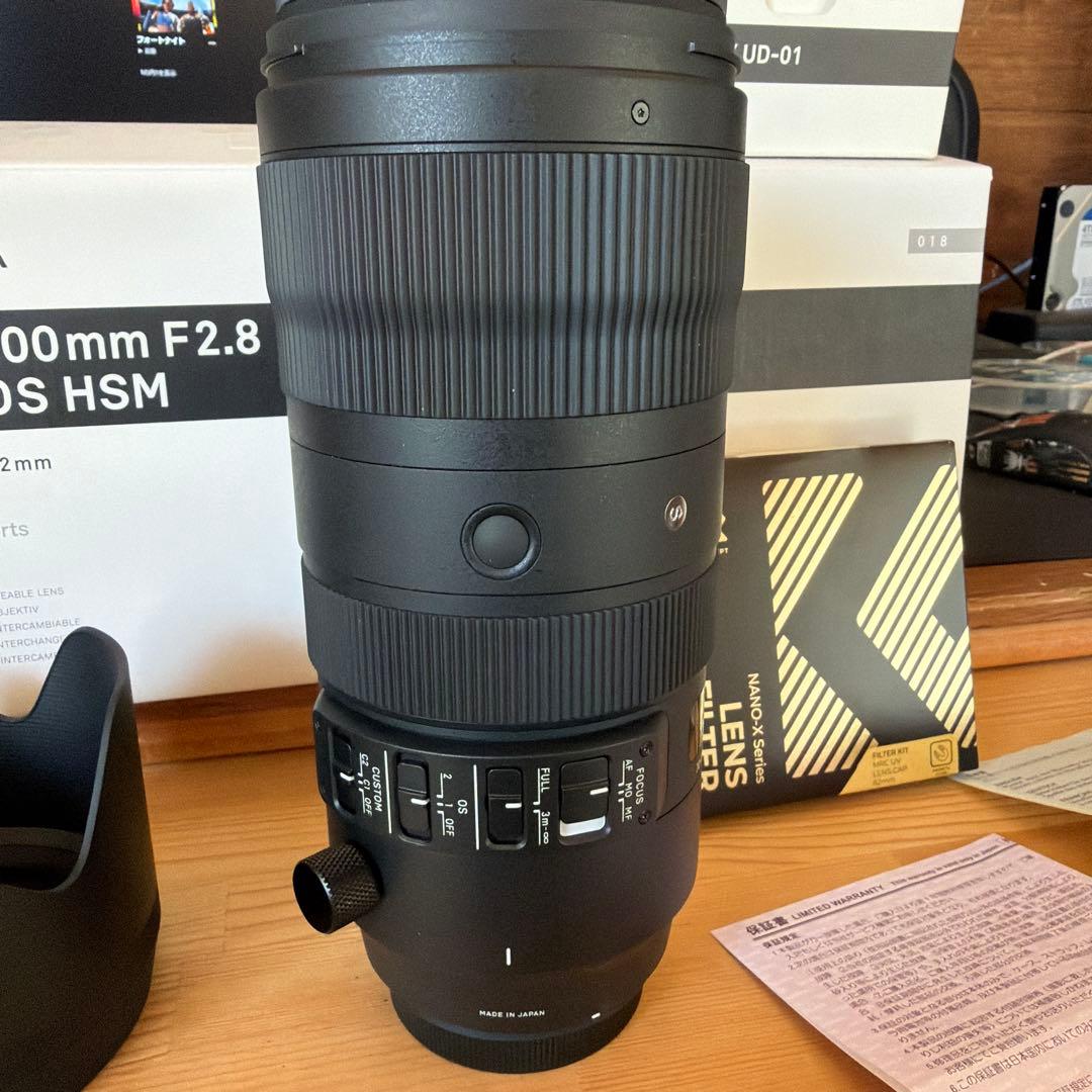 極美品SIGMA 70-200mm DG OS HSM F2.8