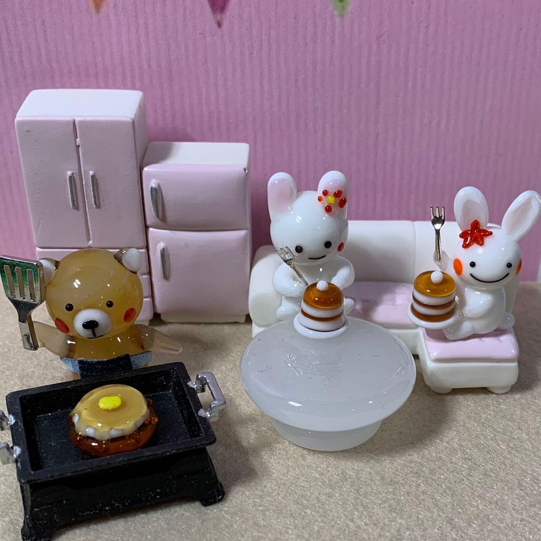 パンケーキ作るよ！　ガラス細工