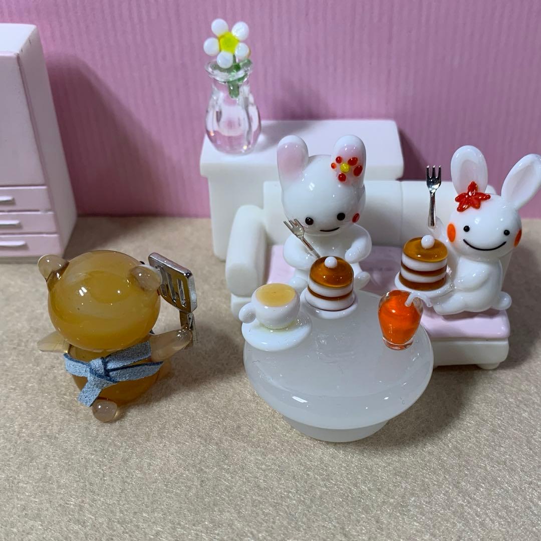 パンケーキ作るよ！　ガラス細工
