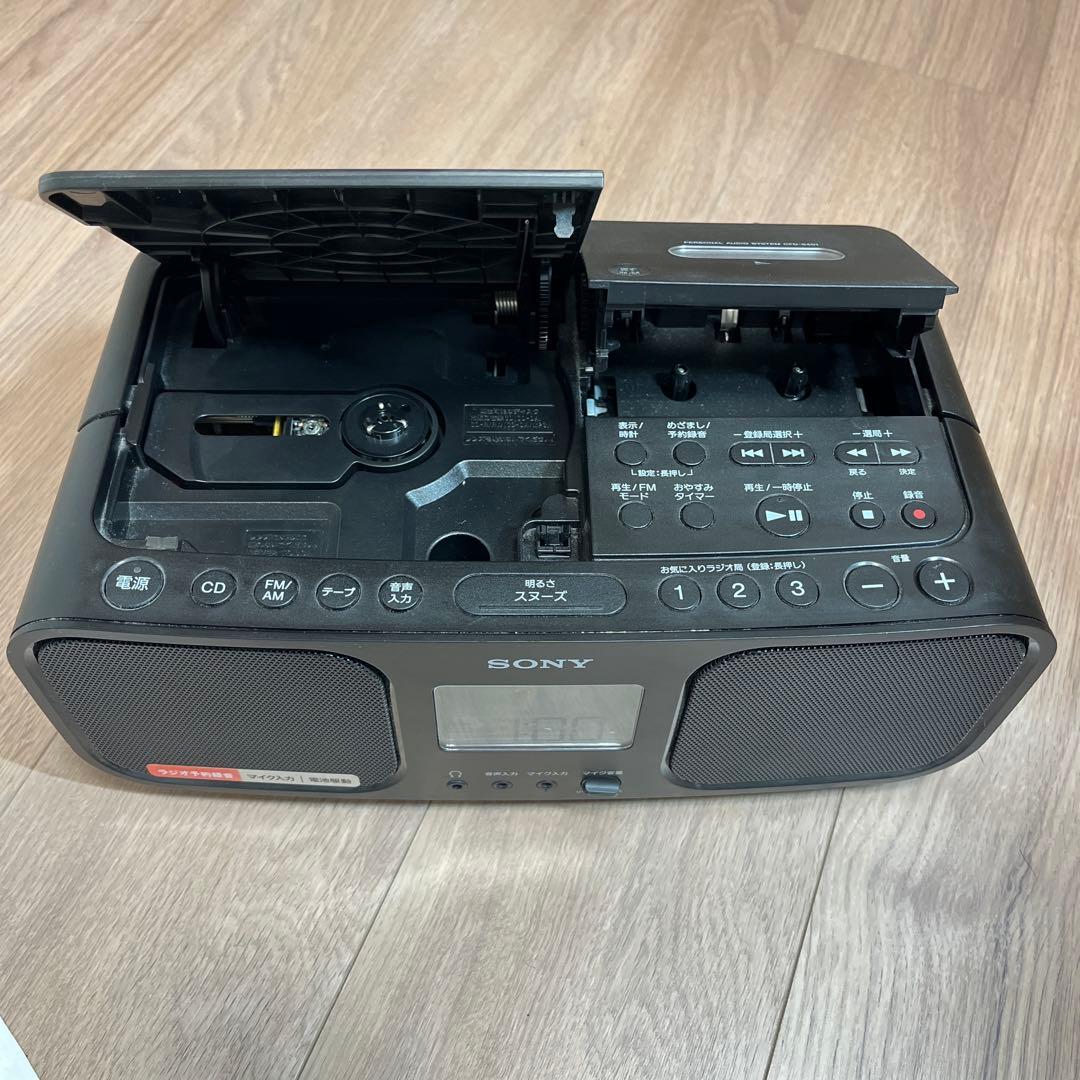 ラジカセ　SONY CFD-S401 （CD再生できません）