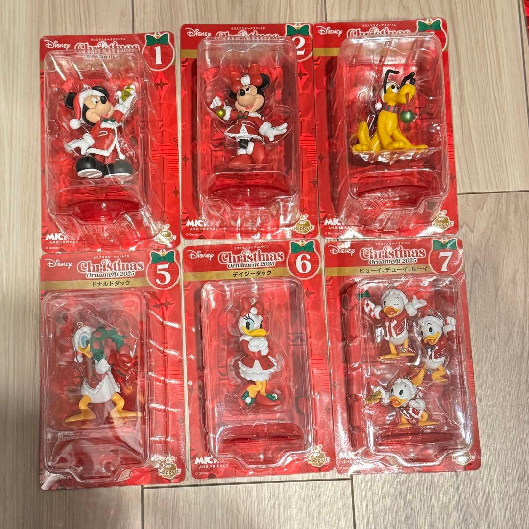 【21点セット】クリスマスオーナメントくじ 2025ディズニー