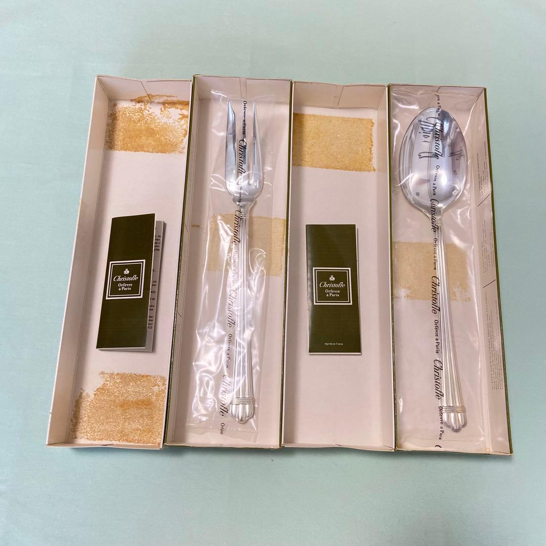 サービングフォーク スプーン christofle クリストフル 新品