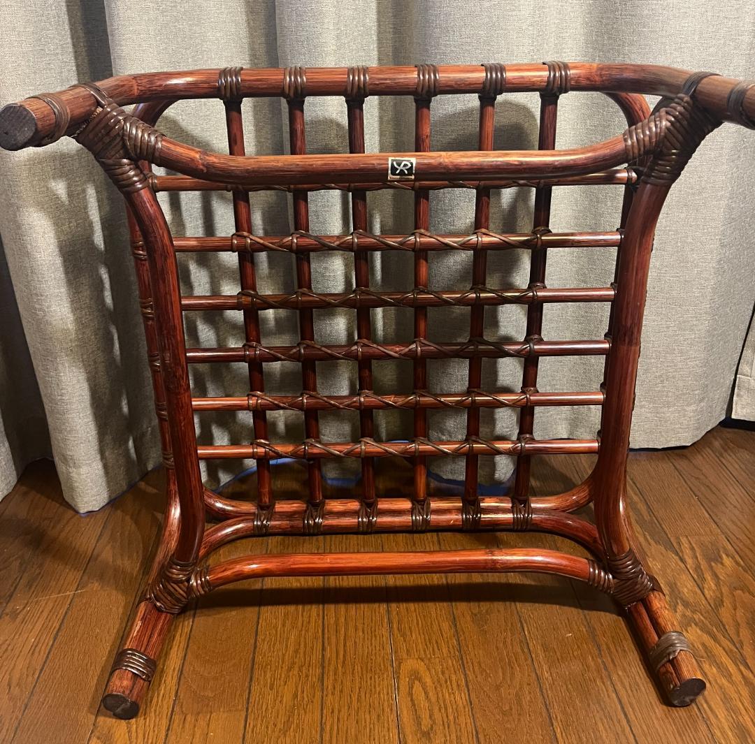 山川ラタン　ヤマカワラタン　ガラス　ローテーブル　サイドテーブル