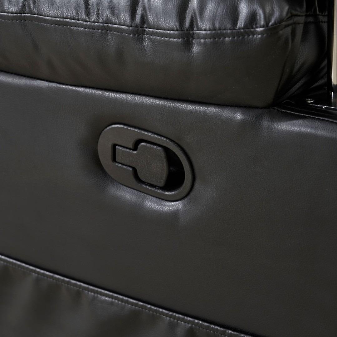 リクライニングソファー 1人掛け ゲーミングチェア PUレザー テーブル付き