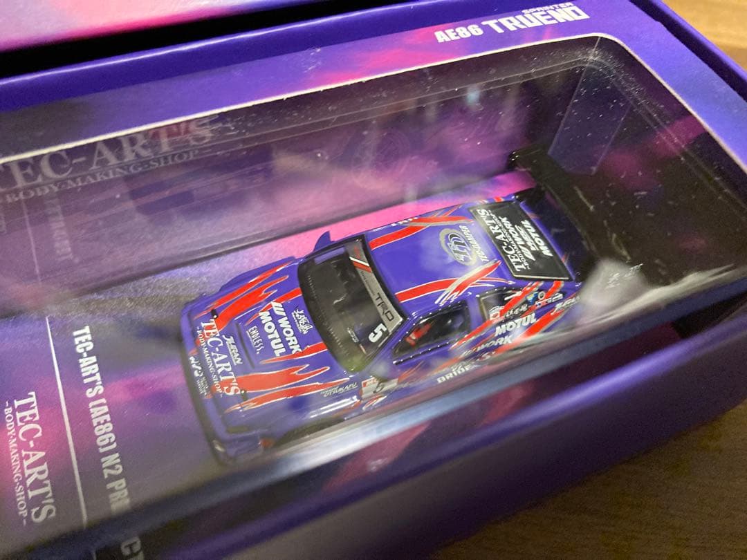 ミニカー 1/64 TEC-ART'S AE86 N2 PROJECT