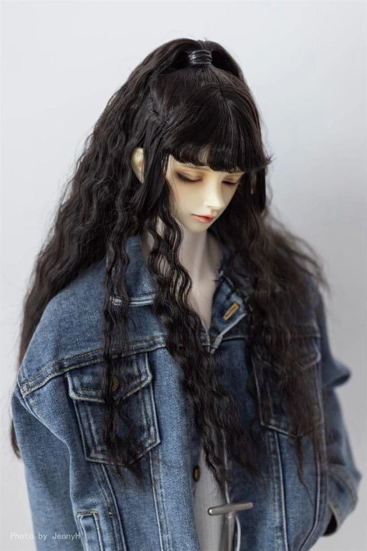 AX687 BJD 1/3 人形 ドール ウィッグ カツラ 耐熱 ハンドメイド