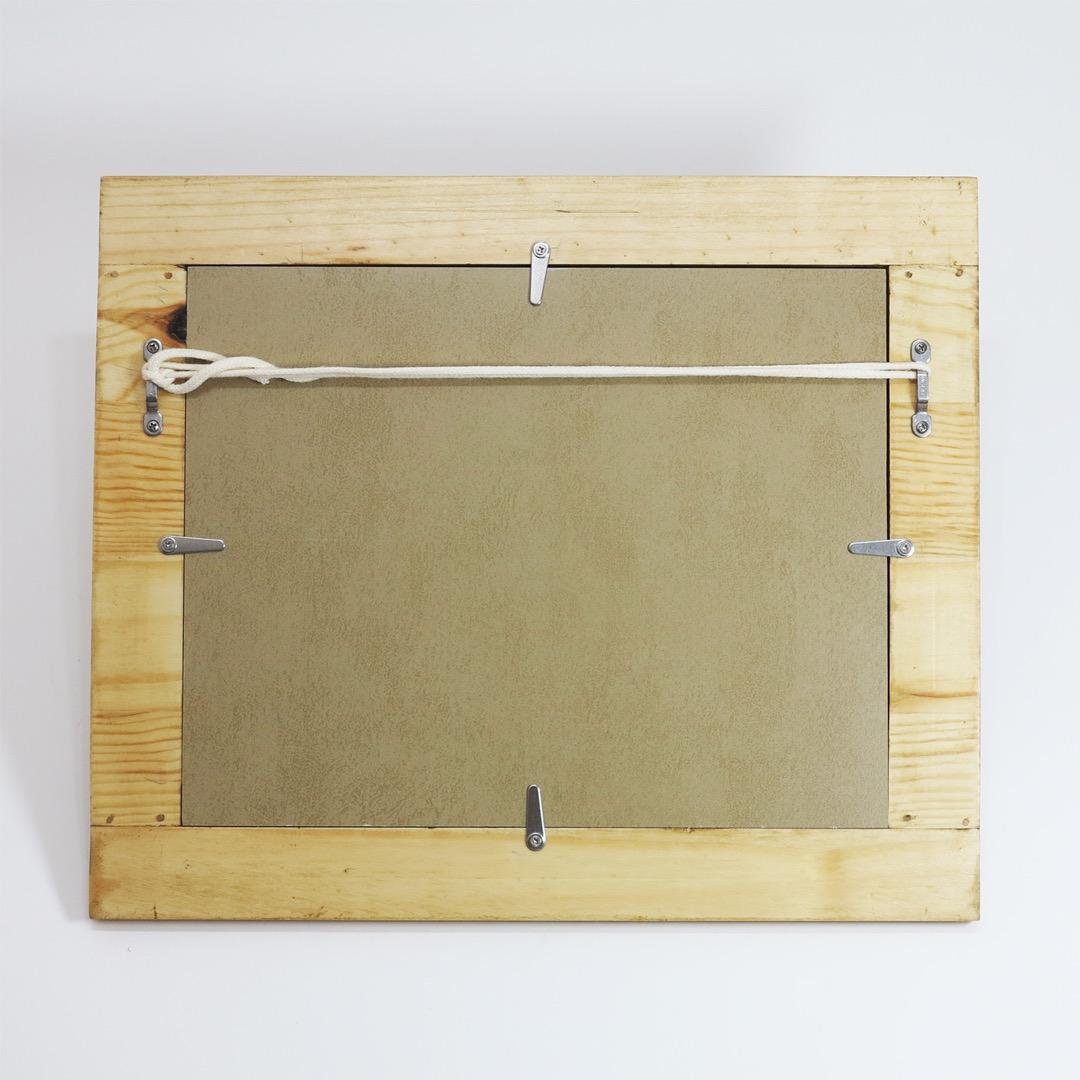 ハワイの空気感を伝えるフォト作品の額装（ウッドフレーム）