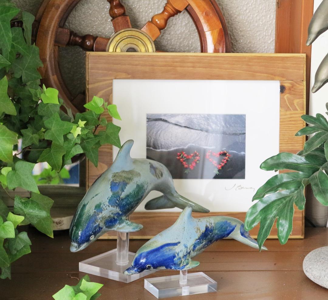 ハワイの空気感を伝えるフォト作品の額装（ウッドフレーム）