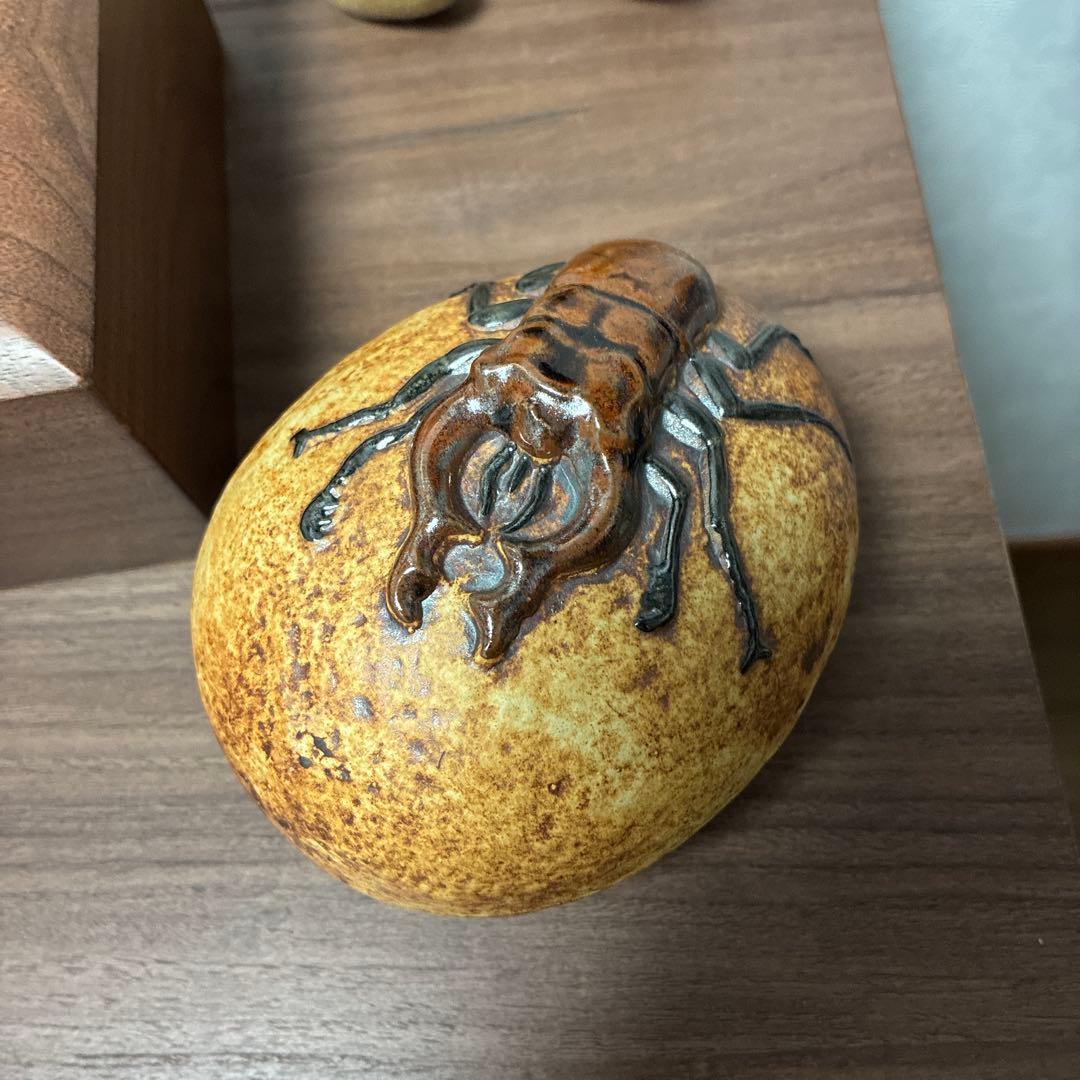 リサラーソン クワガタ　ヴィンテージ　置物　グスタフスベリ Jie scope