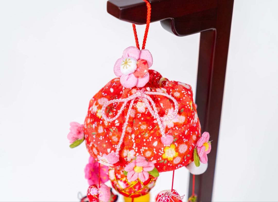 お雛様　吊るし飾り　ももひな　人形