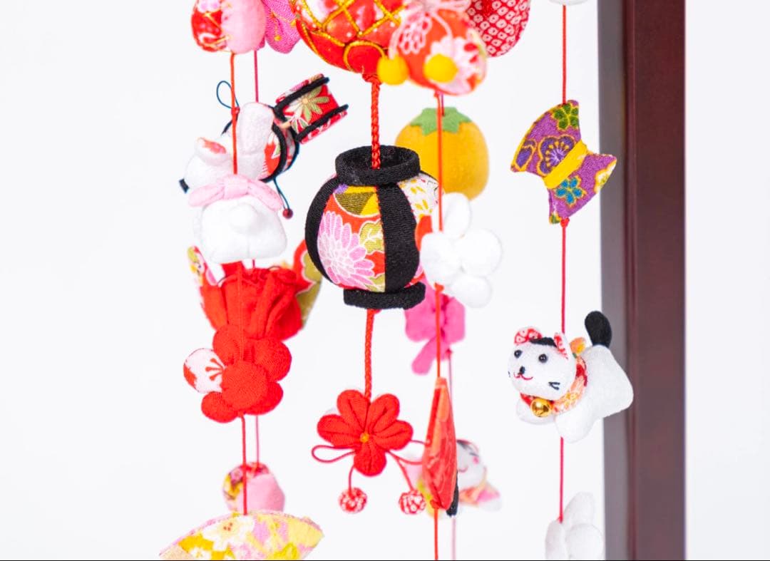 お雛様　吊るし飾り　ももひな　人形