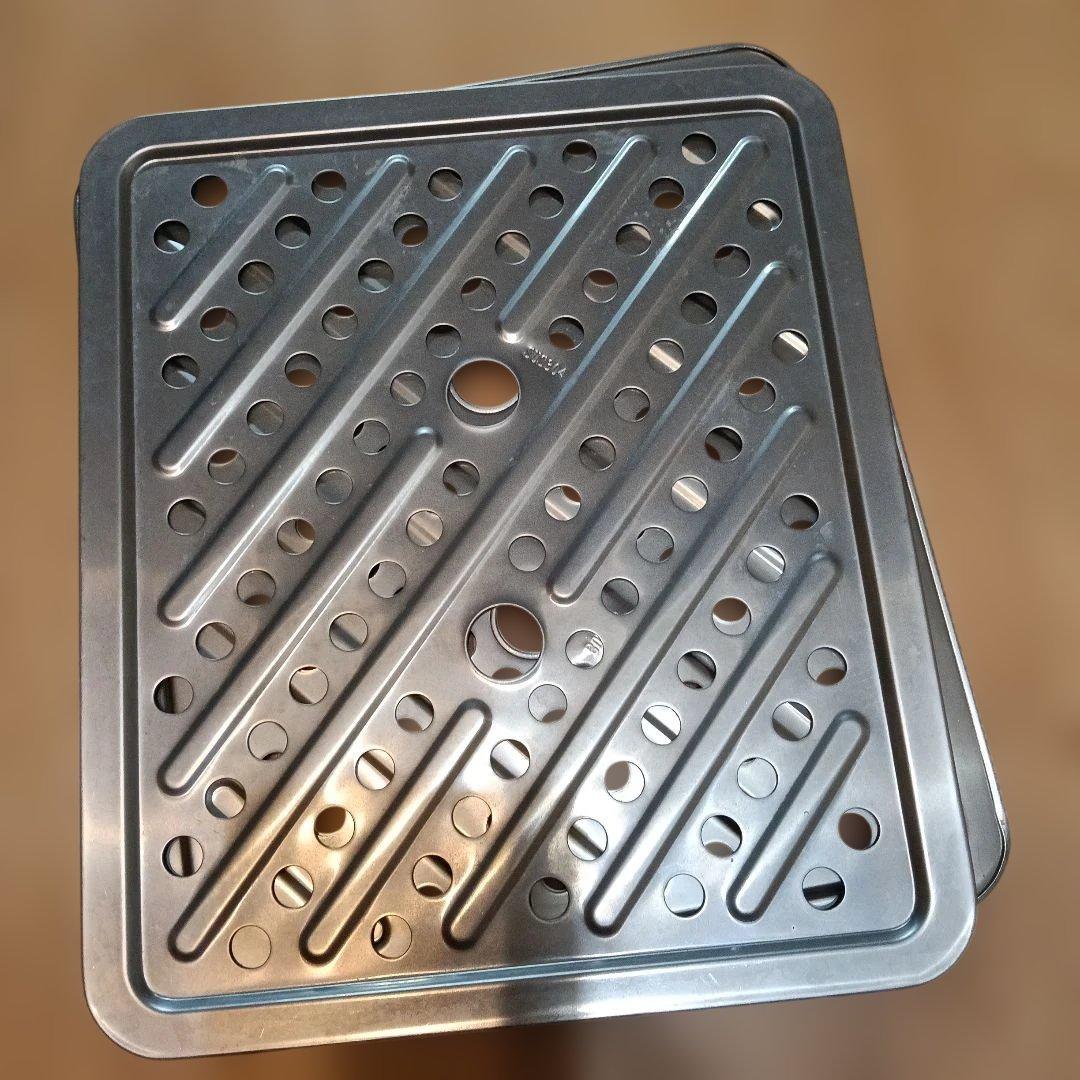 ホワイト 3段式蒸し器　大容量