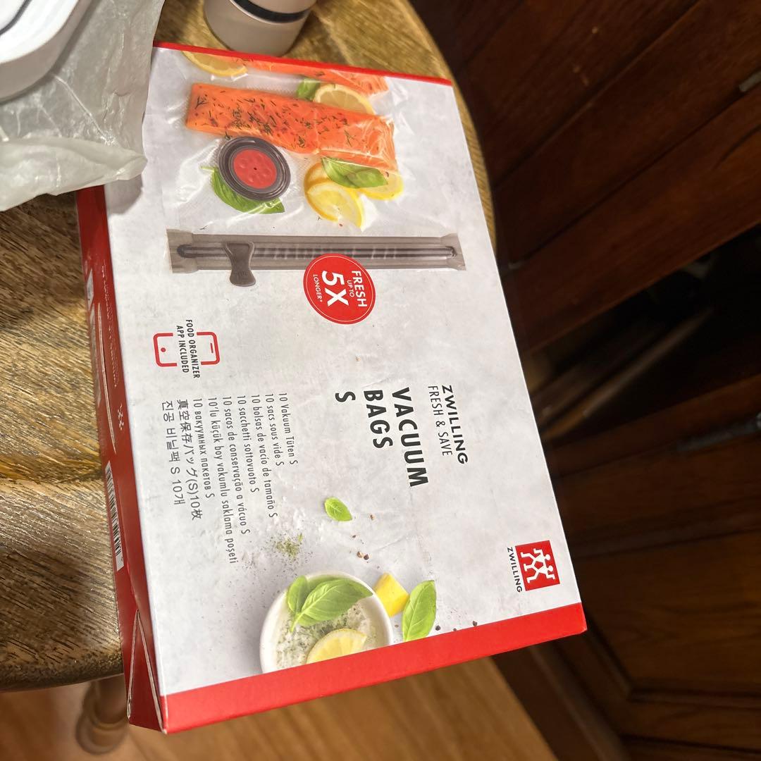 ツヴィリング フレッシュ&セーブ 真空パック　ポンプ　ガラスコンテナＬ　バッグＳ