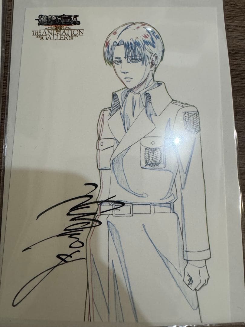 進撃の巨人 エルヴィン　リヴァイ 原画展 ポストカード WITSTUDIO