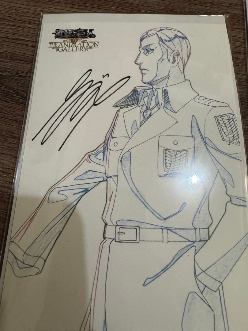 進撃の巨人 エルヴィン　リヴァイ 原画展 ポストカード WITSTUDIO
