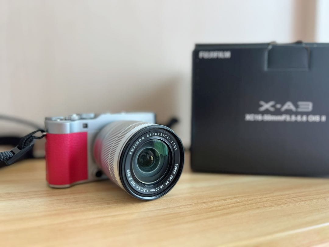 富士フィルム ミラーレス一眼カメラ X-A3 (ピンク)