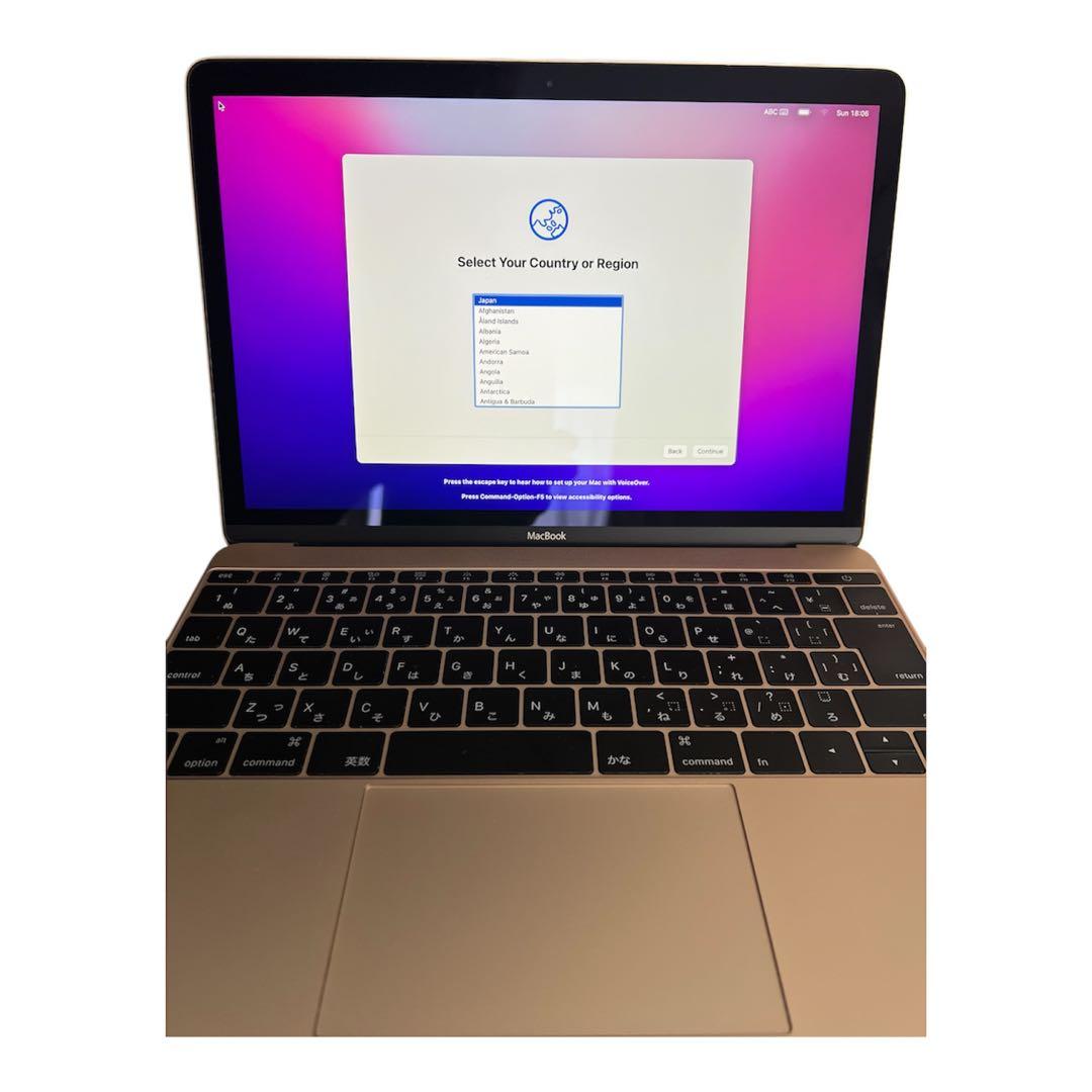【ジャンク品 】Apple MacBook 12インチ ゴールド