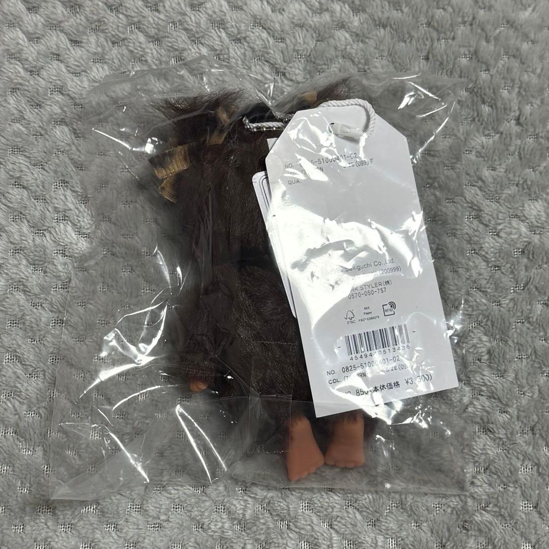 monchhichi × jouetie レオパードキーチェーン モンチッチ