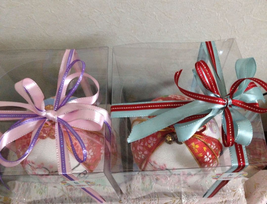 ふくた 手毬 手鞠 てまり 狛犬 刺繍お雛様座布団付き２点