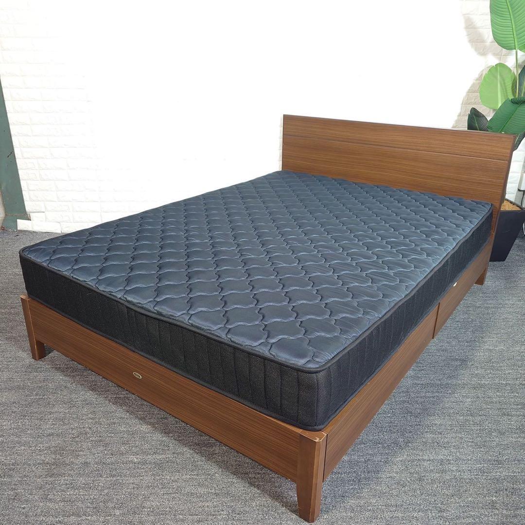 ベッドセット ダブル フレーム シモンズ マットレス アイリスオーヤマ I017