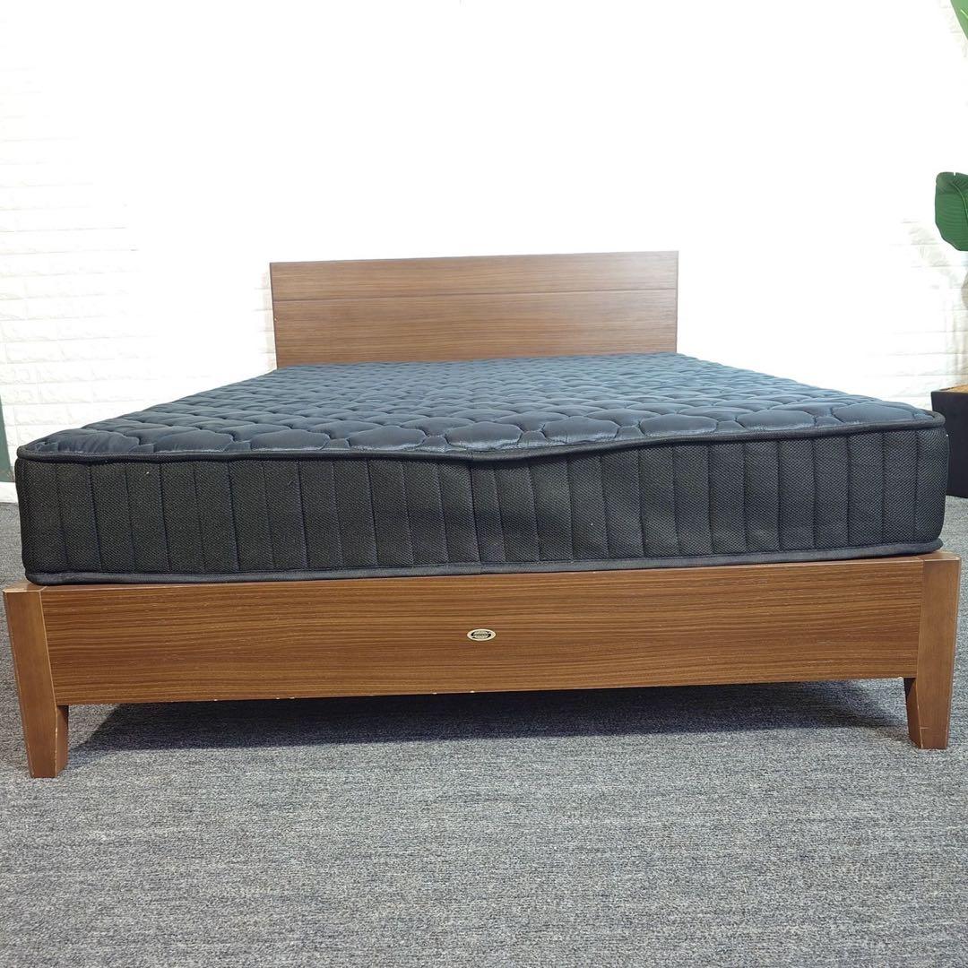 ベッドセット ダブル フレーム シモンズ マットレス アイリスオーヤマ I017